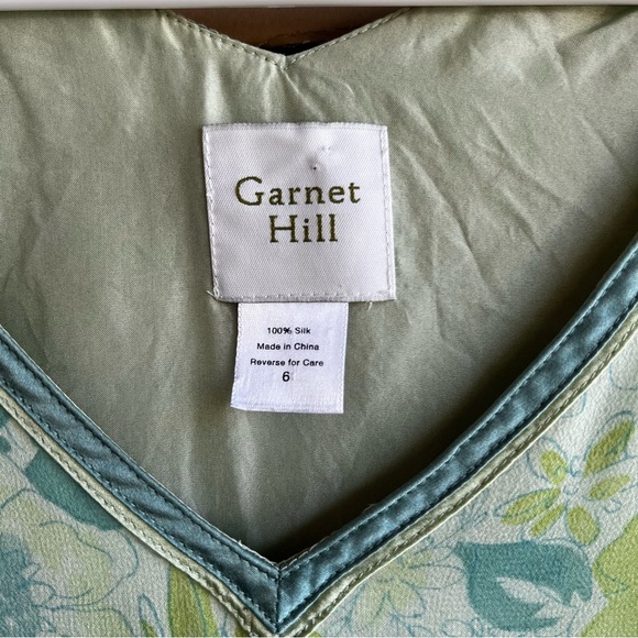 Garnet Hill Floral Dress - Size 6 - Silk Flowy Spring - Wedding Guest - Picture 2 of 6